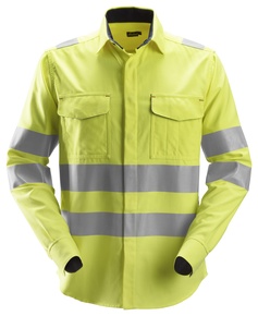 ProtecWork, Shirt met Lange Mouwen, High-Vis Klasse 3 - Snickers Workwear - 8562