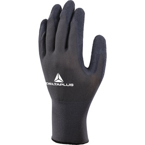 Gebreide handschoen met coating - Polyester - Gripvaste getextureerde latex - Jauge : 13 - DELTAPLUS - VE630