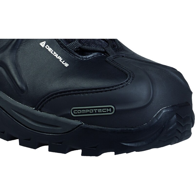 lage werkschoen - Leder - Nerfleder-Waterafstotend - Zool : PU/Nitril - DELTAPLUS - TW302S3