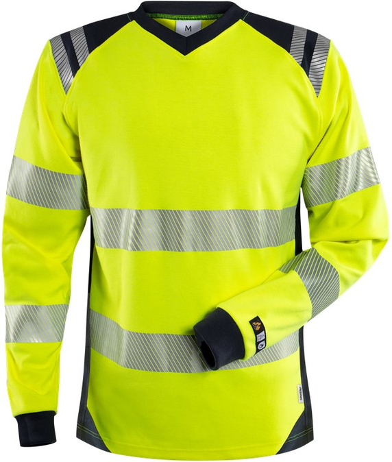 Flamestat high-vis T-shirt dames klasse 3 7357 TFL - FRISTADS - FR131146