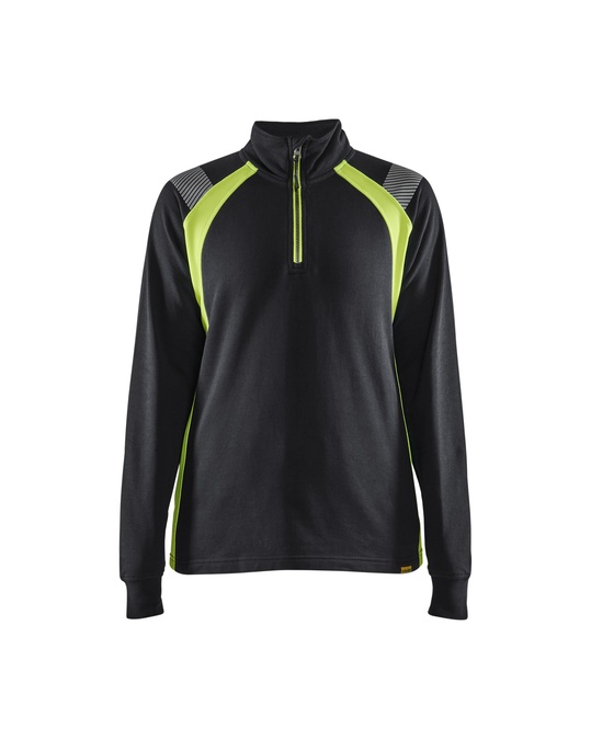 Dames sweatshirt halve rits Visible - BLAKLADER WORKWEAR - BL3403