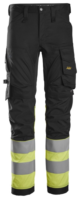 High-Vis, Klasse 1 Stretch werkbroek - Snickers Workwear - 6334
