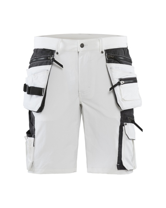 Schilderswerkshort 4-weg stretch met spijkerzakken - BLAKLADER WORKWEAR - BL1088