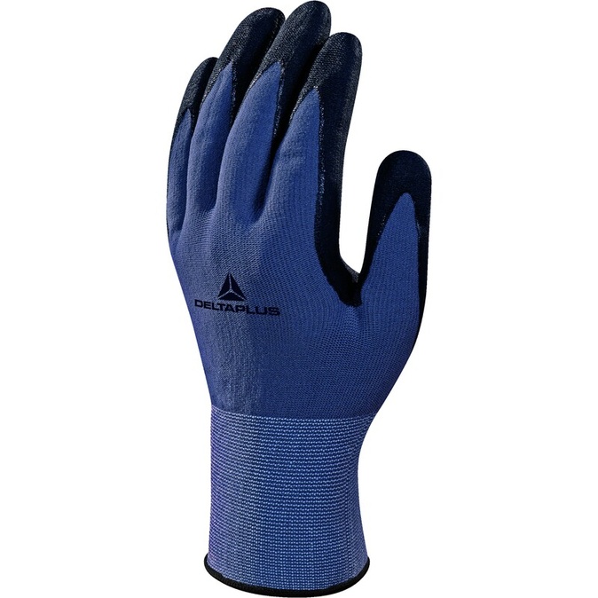 Gebreide handschoen met coating - Polyamide, Spandex - Glad aqua-polymeer - Jauge : 15 - DELTAPLUS - VE726
