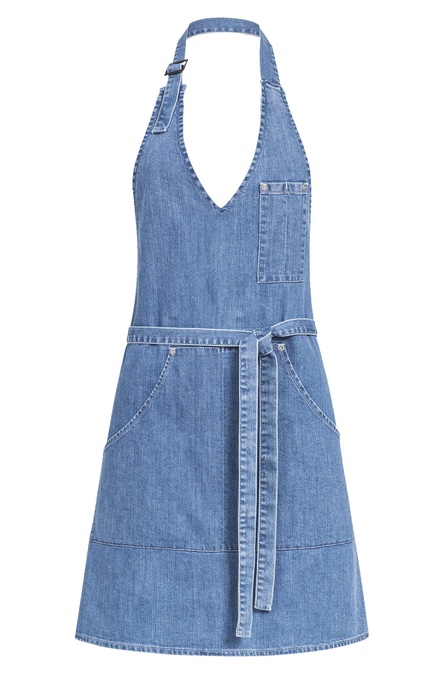 Dames halterschort denim 70x65 cm - GREIFF - 44118-6900