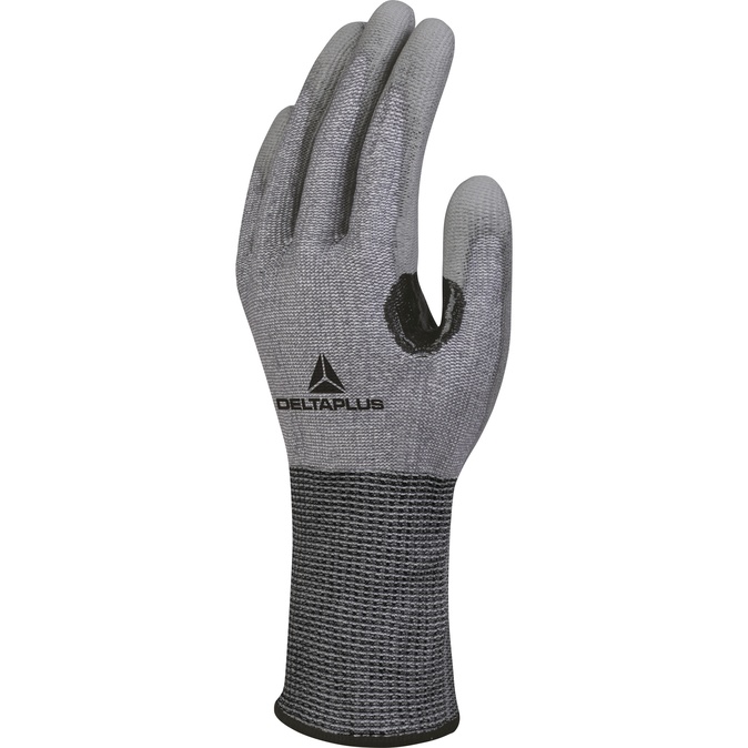 GEBREIDE HANDSCHOEN XTREM CUT - HANDPALM PU COATING - VERSTERKING - JAUGE 13 - DELTAPLUS - VECUTF03