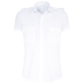 GC BLUE SHIRT SHORT SLEEVE - GIOVANNI CAPRARO - GC-8-1
