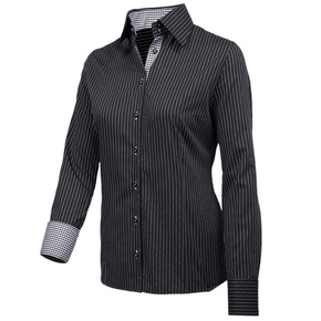 GC BLACK BLOUSE LONG SLEEVE - GIOVANNI CAPRARO - GC-29302-20
