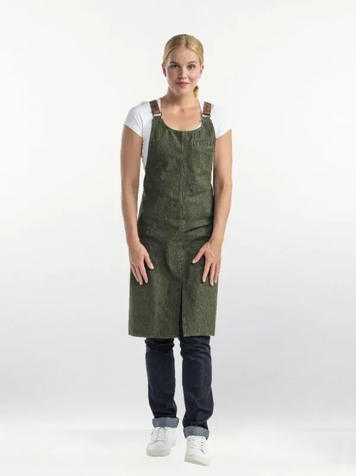Forene Cross Green Denim - Chaud Devant - CD-651