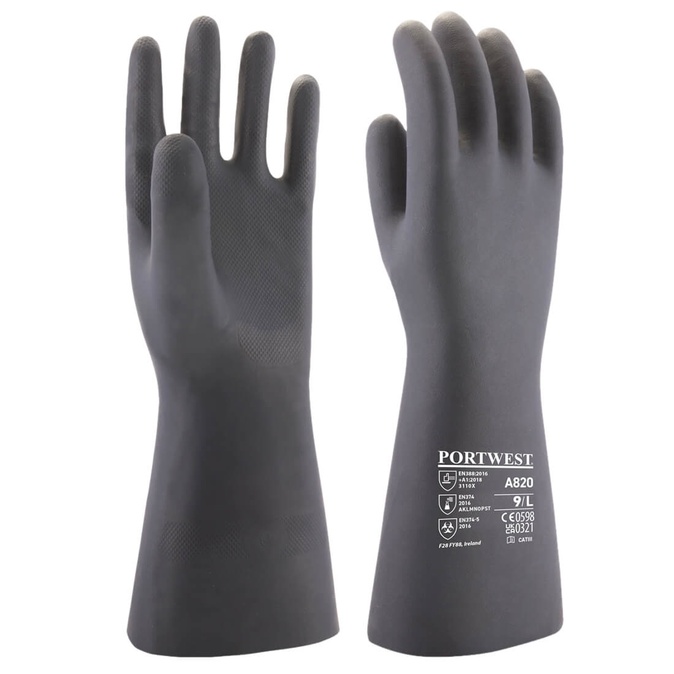 Neoprene Chemical handschoen - PORTWEST - A820