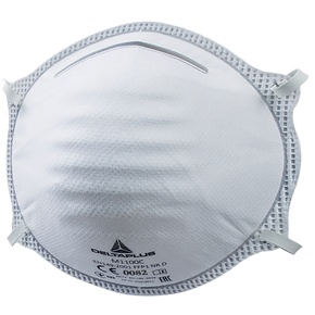 DOOS MET 20 VOORGEVORMDE WEGWERP HALFGELAATSMASKERS FFP1 - DELTAPLUS - M1100C