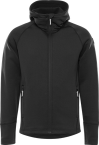 Cobalt Polartec® power stretch® hoodie - FRISTADS - FR301214