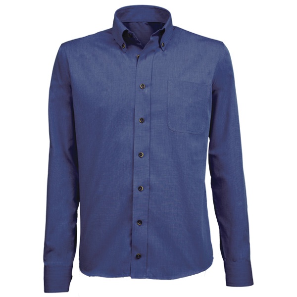 GC BLUE SHIRT LONG SLEEVE - GIOVANNI CAPRARO - GC-6324-1