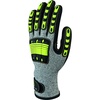 Gebreide handschoen met coating - Aramide, HDPE - Dubbellaags nitril - Jauge : 13 - DELTAPLUS - VV910
