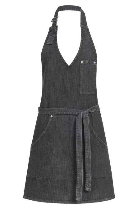 Dames halterschort denim 70x65 cm - GREIFF - 44116-6900