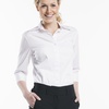 Women White Stretch 3/4 Sleeve - Chaud Devant - CD-612