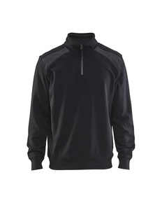 SWEATSHIRT BI-COLOUR MET HALVE RITS - BLAKLADER WORKWEAR - BL3353