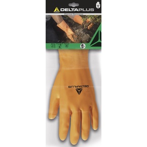 ZWARE LATEX HANDSCHOEN - 30 CM - DELTAPLUS - DPVE450
