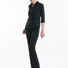 Women Black Stretch 3/4 Sleeve - Chaud Devant - CD-611