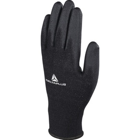 GEBREIDE HANDSCHOEN VAN POLYESTER / PALM MET PU - DELTAPLUS - VE702PN