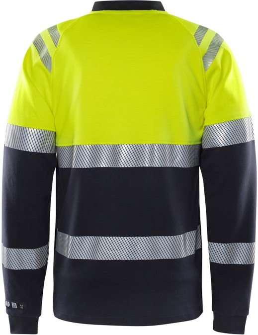 Flamestat Hi vis t-shirt met lange mouwen klasse 1 7107 TFL - FRISTADS - FR133268