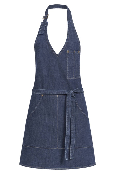 Dames halterschort denim 70x65 cm - GREIFF - 44117-6900