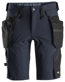 LiteWork, Kortewerkbroek met afneembare Holsterzakken - SNICKERS WORKWEAR - 6108