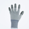 Gebreide handschoen met coating - Kopervezel, Polyamide - PU - Jauge : 15 - DELTAPLUS - VV792