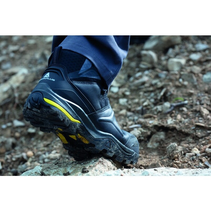 Hoge werkschoen - Leder - Nerfleder-Waterafstotend - Zool : PU/Nitril - DELTAPLUS - TW402S3