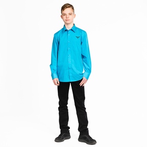 Hemd jongens azuur - avAnt - AV8