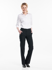 Women White Stretch 3/4 Sleeve - Chaud Devant - CD-612