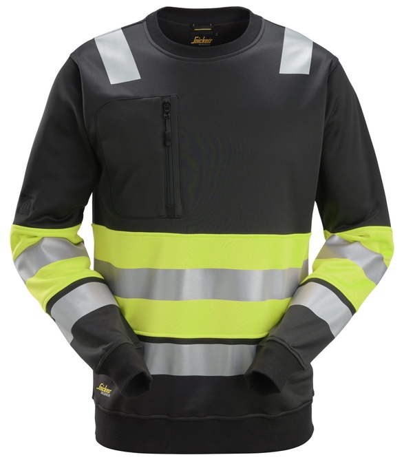 High-Vis Klasse 1, Sweatshirt - Snickers Workwear - 8031