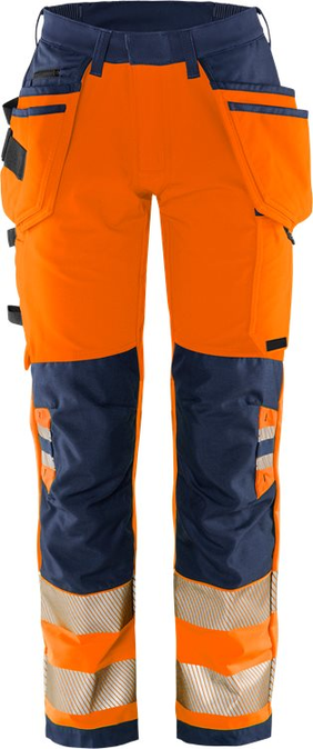 Hi vis Green werkbroek dames stretch klasse 2 2664 GSTP - FRISTADS - FR134239
