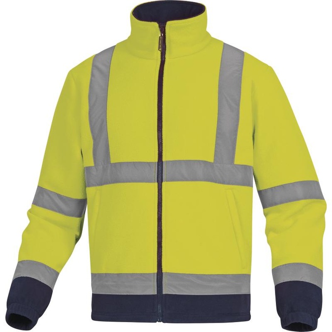 HIGH VISIBILITY werkjas UIT POLYESTER POLAR FLEECE - DELTAPLUS - ZENITH