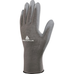 GEBREIDE HANDSCHOEN VAN POLYESTER / PALM MET PU - DELTAPLUS - VE702PG