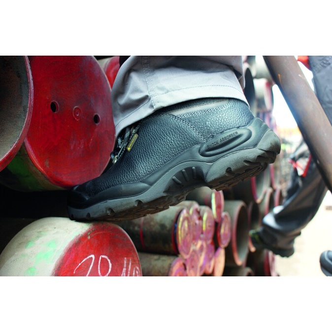 Hoge werkschoen - Leder - Croupon-Gepigmenteerd-Waterafstotend - Zool : PU/2d - DELTAPLUS - SAULT2S3