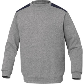 POLYESTER/KATOEN GEMOLTONNEERD SWEATER - DELTAPLUS - OLINO