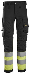 High-Vis, Klasse 1 Stretch werkbroek - SNICKERS WORKWEAR - 6334