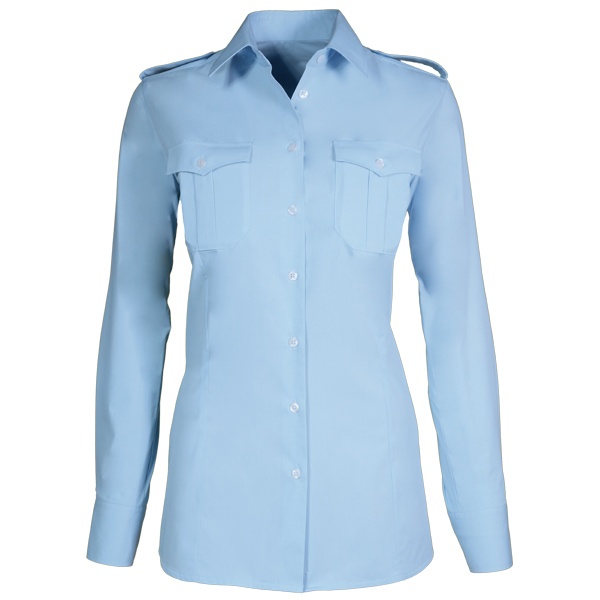 GC BLUE BLOUSE LONG SLEEVE - GIOVANNI CAPRARO - GC-11101-31